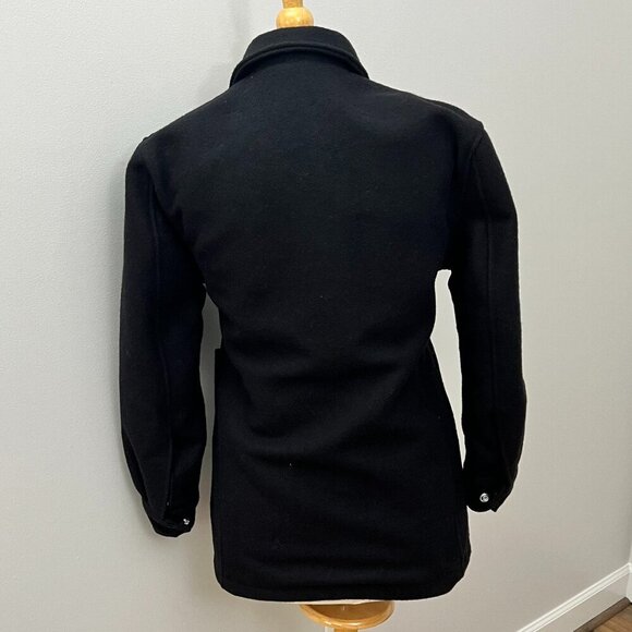 Neff Varsity Jacket App State Black Wool Sz S - Picture 11 of 11